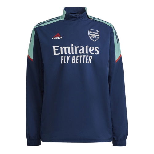 Arsenal 2021-2022 EU Hybrid Top (Blue)