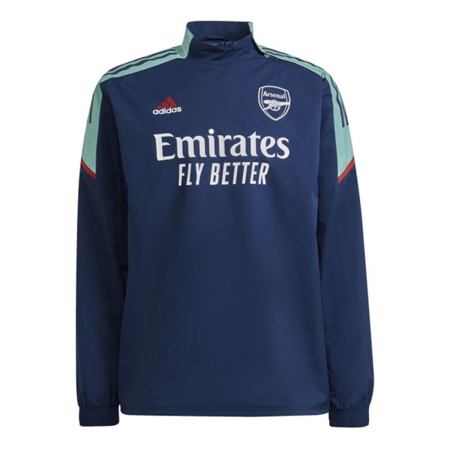 Arsenal 2021-2022 EU Hybrid Top (Blue)