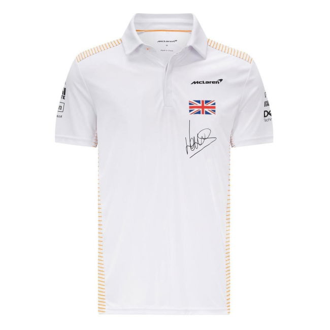 2020 McLaren Lando Norris Polo Shirt (White)