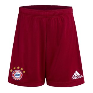 2021-2022 Bayern Munich Home Shorts (Red)