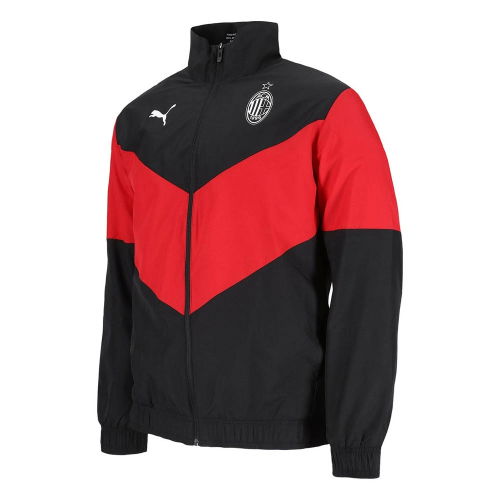 2021-2022 AC Milan Pre-Match Jacket (Red)