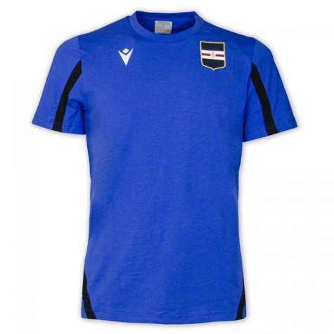 2021-2022 Sampdoria Cotton Poly T-Shirt (Blue)