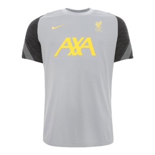 Liverpool 2021-2022 CL Training Shirt (Wolf Grey)