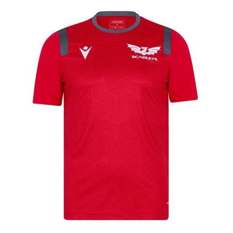 2021-2022 Scarlets Poly Training Shirt (Red)
