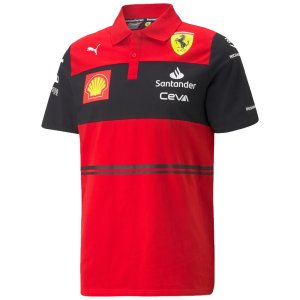 2022 Ferrari Team Polo Shirt (Red)