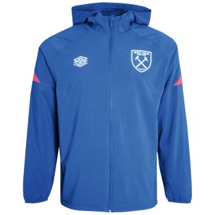 2021-2022 West Ham Shower Jacket (Nebula Blue)