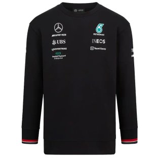 2022 Mercedes Team Crew Sweat (Black)