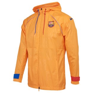2021-2022 Barcelona AWF Jacket (Orange)