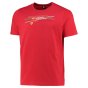 2022 Ferrari Fanwear Graphic Tee (Red)