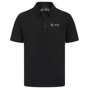 2022 Mercedes FW Classic Polo Shirt (Black)