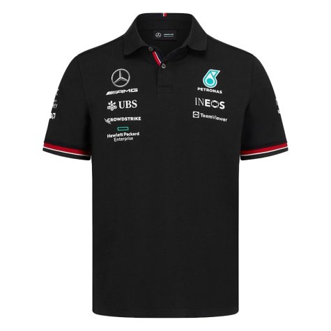 2022 Mercedes Team Polo Shirt (Black)