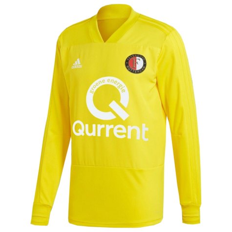 2017-2018 Feyenoord Long Sleeve Training Jersey (Yellow)