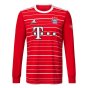 2022-2023 Bayern Munich Long Sleeve Home Shirt (Kids)