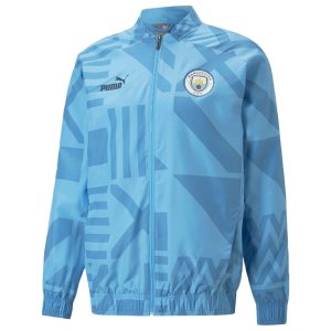 2022-2023 Man City Pre-Match Jacket (Light Blue) [76778010] - Uksoccershop