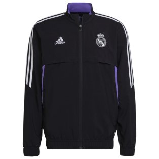2022-2023 Real Madrid Presentation Jacket (Black)