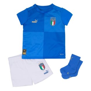 Fimng 2020-2021 Kids/Youths Home Soccer Jersey/Short/Socks Colour Blue 