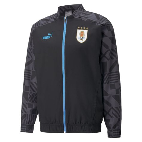 2022-2023 Uruguay Pre-Match Jacket (Black)