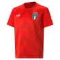 2022-2023 Italy Goalkeeper Shirt (Red) - Kids
