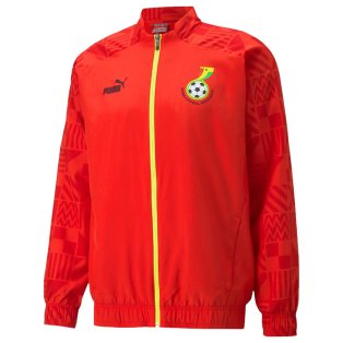 2022-2023 Ghana Prematch Jacket (Red)