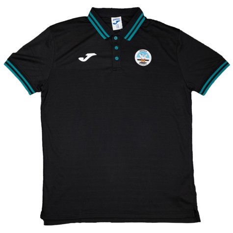 2022-2023 Swansea Polo Shirt (Black)