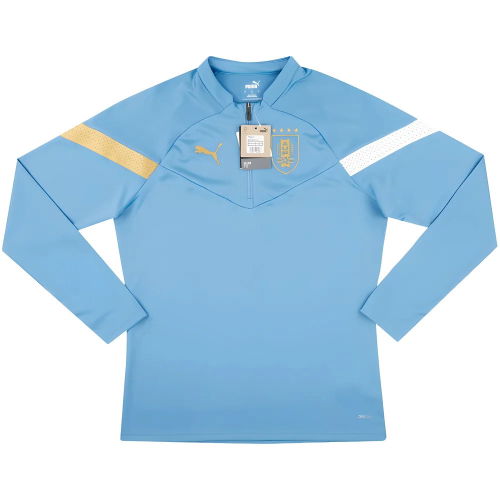 2022-2023 Uruguay Half Zip Training Top (Blue)