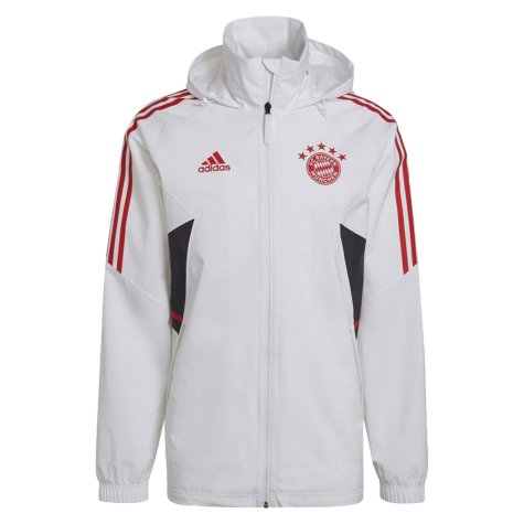 2022-2023 Bayern Munich Rain Jacket (White)