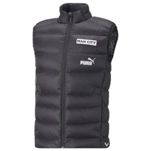 2021-2022 Man City Casuals Down Vest (Black)
