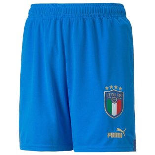 2022-2023 Italy Home Shorts (Blue) - Kids