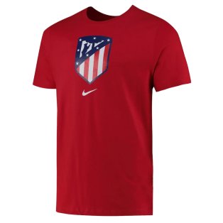 2022-2023 Atletico Madrid Crest Tee (Red)