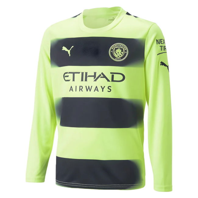 2022-2023 Man City Long Sleeve Third Shirt
