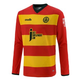2021-2022 Partick Thistle Home Shirt - Long Sleeve