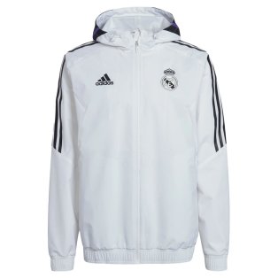2022-2023 Real Madrid Allweather Jacket (White)