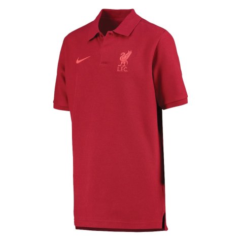2022-2023 Liverpool Club Polo Shirt (Red) - Kids