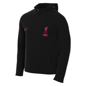 2022-2023 Liverpool Hooded Track Jacket (Black)