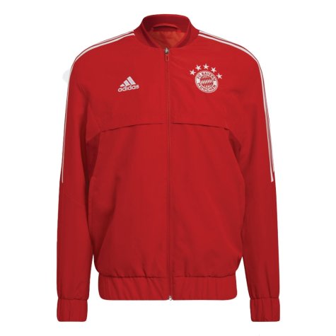 2022-2023 Bayern Munich Anthem Jacket (Red)