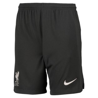 2022-2023 Liverpool Goalkeeper Shorts (Black) - Kids