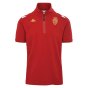 2022-2023 Monaco Zip Polo Shirt (Red)