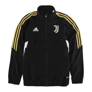 2022-2023 Juventus Presentation Jacket (Black) - Kids