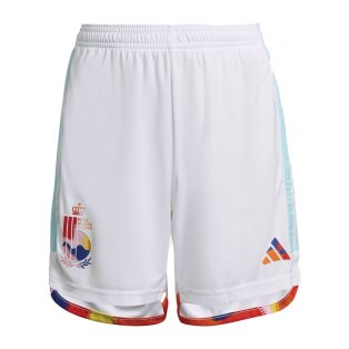 2022-2023 Belgium Away Shorts (White) - Kids