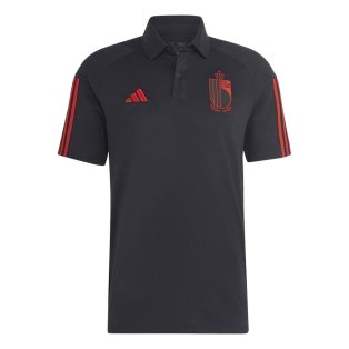 2022-2023 Belgium Polo Shirt (Black)