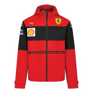 2022 Ferrari Mens Rain Jacket (Red)