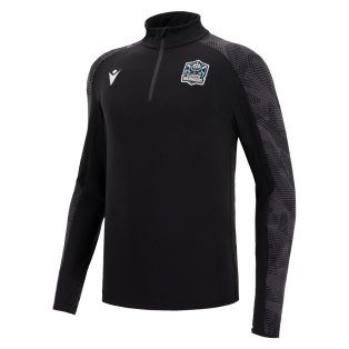 2022-2023 Glasgow Warriors Half Zip Softshell Jacket (Black)