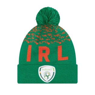 2022-2023 Ireland FAI Marl Bobble Cuff Beanie (Green)