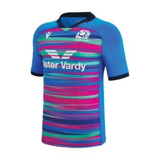 2022-2023 Scotland Rugby Training Jersey (Blue)