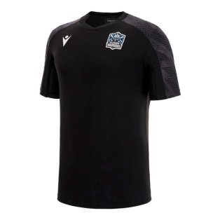 2022-2023 Glasgow Warriors Poly Training Gym Shirt (Black)