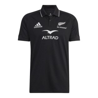 2022-2023 New Zealand All Blacks Home Polo Shirt (Black)