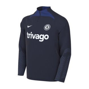 2022-2023 Chelsea Drill Training Top (Navy) - Kids