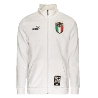 2022-2023 Italy FtblCulture Track Jacket (White Heather)