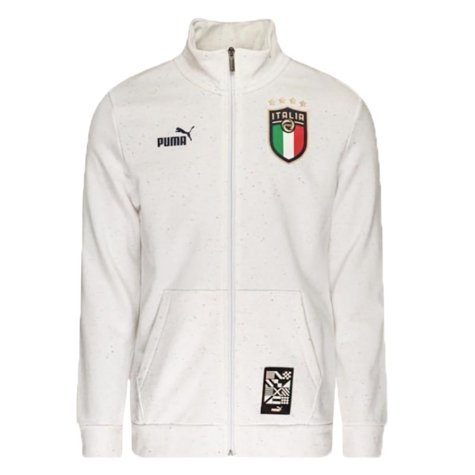 2022-2023 Italy FtblCulture Track Jacket (White Heather)