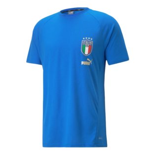 2022-2023 Italy Player Casuals Tee (Blue)